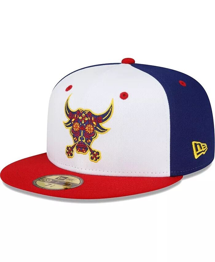 Мужская белая приталенная кепка Durham Bulls Copa De La Diversion 59FIFTY New Era
Мужская белая приталенная кепка Durham Bulls Copa De La Diversion 59FIFTY New Era