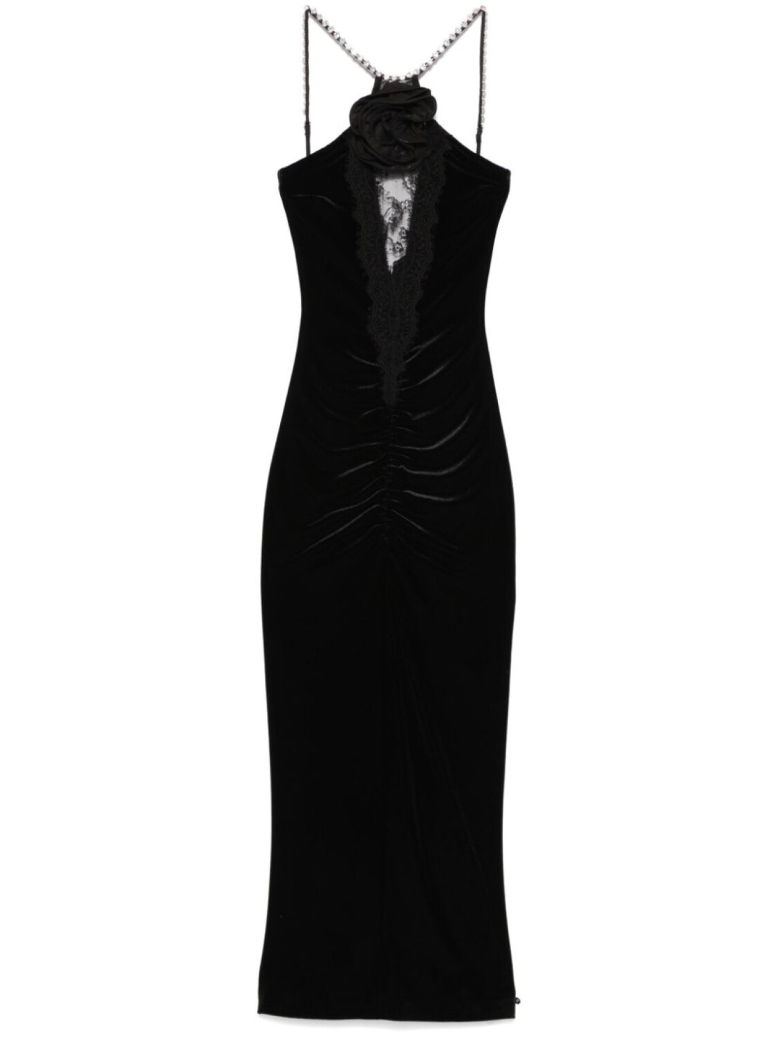 NISSA бархатное платье миди с цветочной аппликацией, черный
NISSA бархатное платье миди с цветочной аппликацией, черный