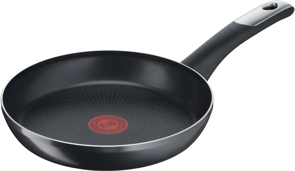Сковорода Tefal "Hard Titanium Essential", алюминий, (1 шт.), титановое антипригарное покрытие, термосигнал, газ+электро+стеклокерамика) Ø 24 см + высота 5 см, черный
Сковорода Tefal "Hard Titanium Essential", алюминий, (1 шт.), титановое антипригарное покрытие, термосигнал, газ+электро+стеклокерамика) Ø 24 см + высота 5 см, черный