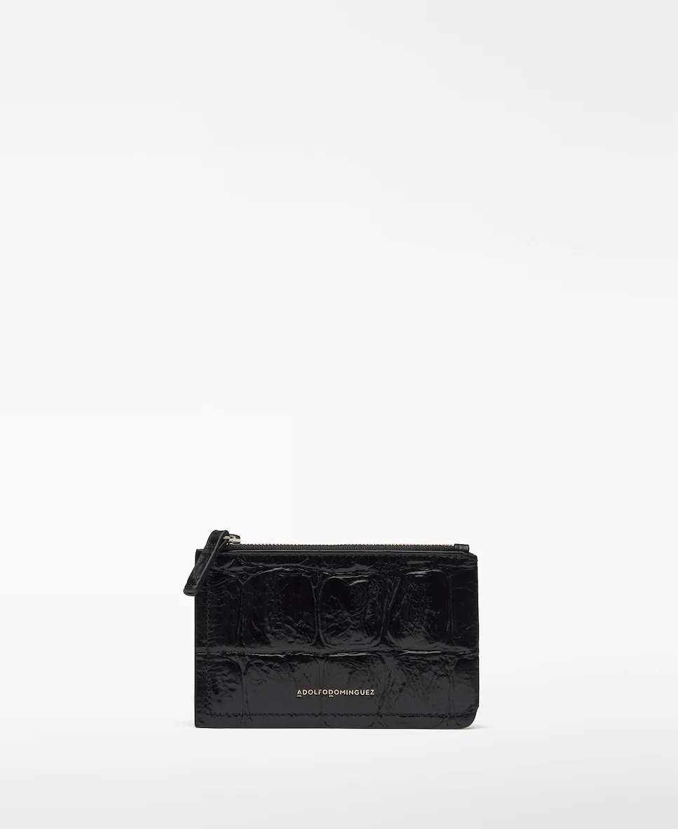 Женский кожаный кошелек Mica Adolfo Dominguez, черный
Женский кожаный кошелек Mica Adolfo Dominguez, черный