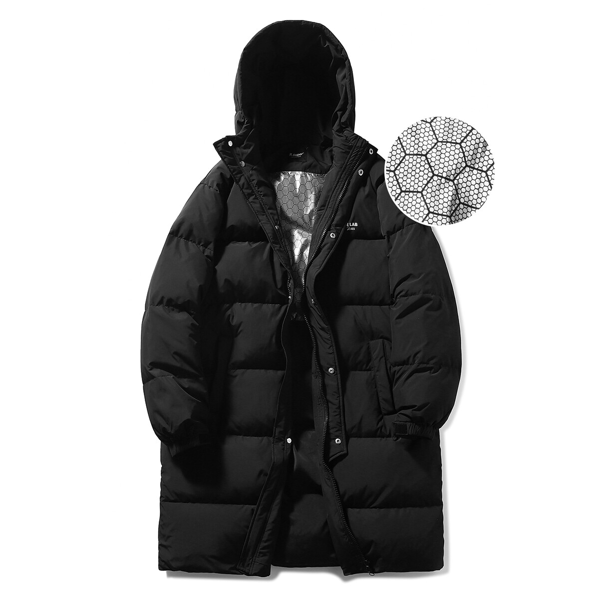 Пуховик унисекс R.super, Черный
Пуховик унисекс R.super, Черный