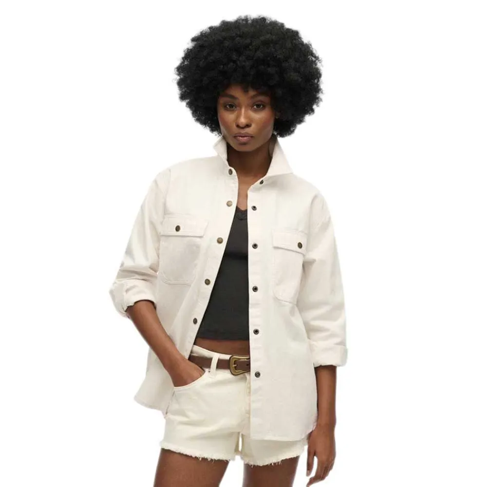 Верхняя рубашка Superdry Workwear, белый
Верхняя рубашка Superdry Workwear, белый