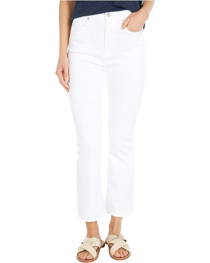 Джинсы 7 For All Mankind The High-Waist Slim Kick in Slim Illusion White, белый 
Джинсы 7 For All Mankind The High-Waist Slim Kick in Slim Illusion White, белый
