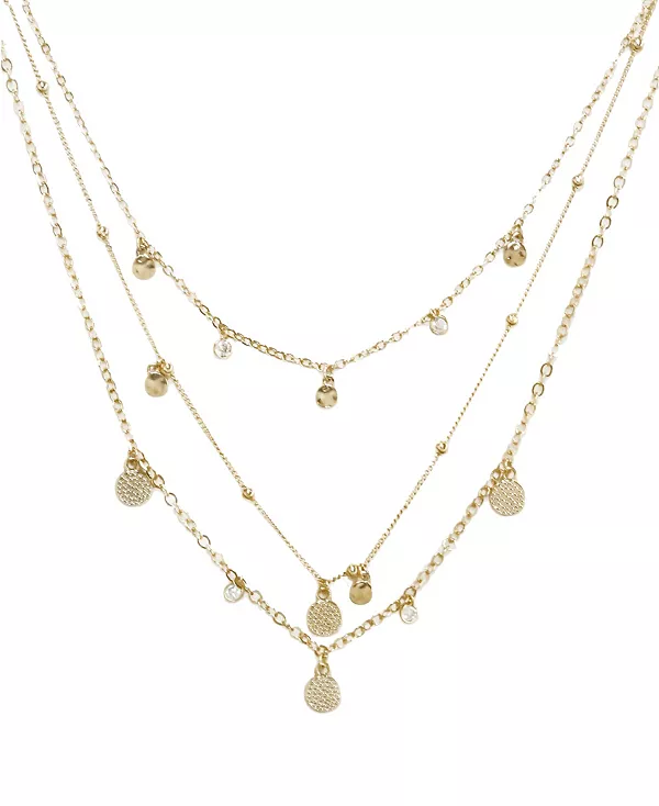 Трехслойное ожерелье с кристаллами Ettika, gold
Трехслойное ожерелье с кристаллами Ettika, gold