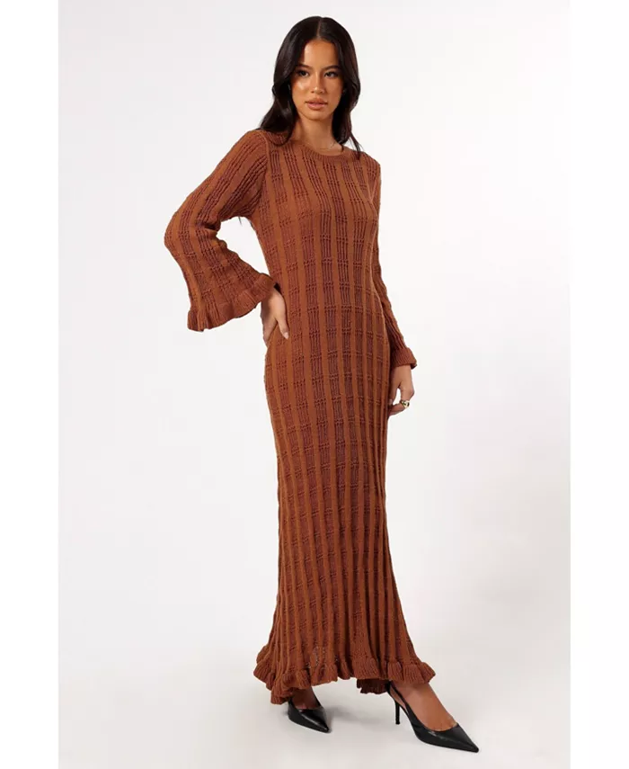 Платье макси Colter с длинными рукавами Petal and Pup, коричневый
Платье макси Colter с длинными рукавами Petal and Pup, коричневый