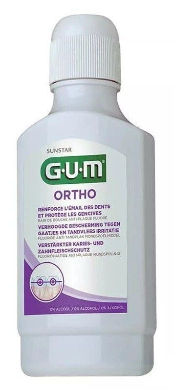 Gum Ortho жидкость для полоскания рта, 300 ml
Gum Ortho жидкость для полоскания рта, 300 ml