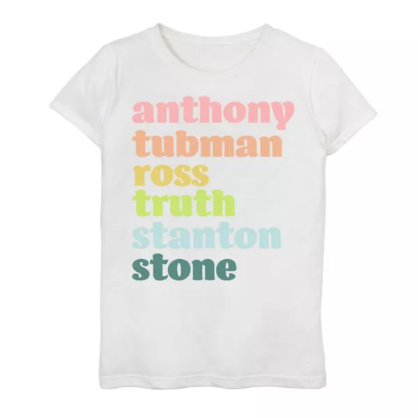 Футболка с надписью для девочек 7-16 American Women Unbranded, белый 
Футболка с надписью для девочек 7-16 American Women Unbranded, белый