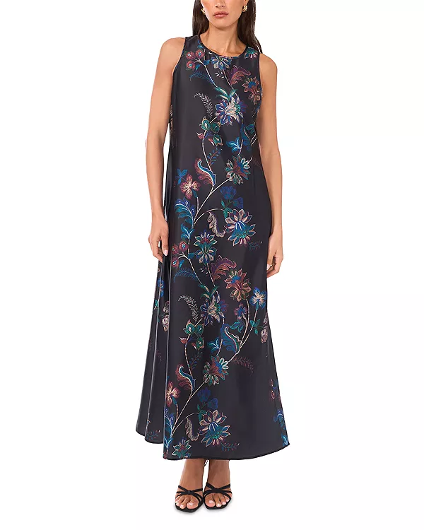 Макси-Платье с круглым вырезом Vince Camuto, фиолетовый
Макси-Платье с круглым вырезом Vince Camuto, фиолетовый