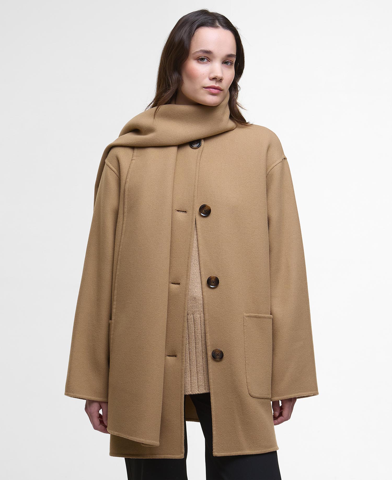 Шарф Barbour Clementine Wool Coat, кэмел
Шарф Barbour Clementine Wool Coat, кэмел
