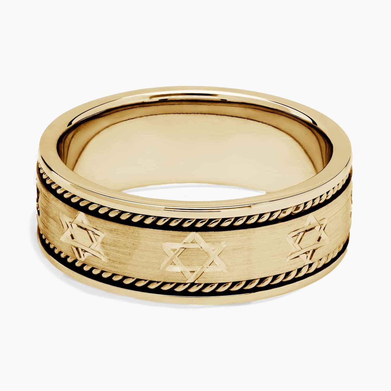 Обручальное кольцо «Звезда Давида» из 14-каратного желтого золота (8 мм) Blue Nile
Обручальное кольцо «Звезда Давида» из 14-каратного желтого золота (8 мм) Blue Nile