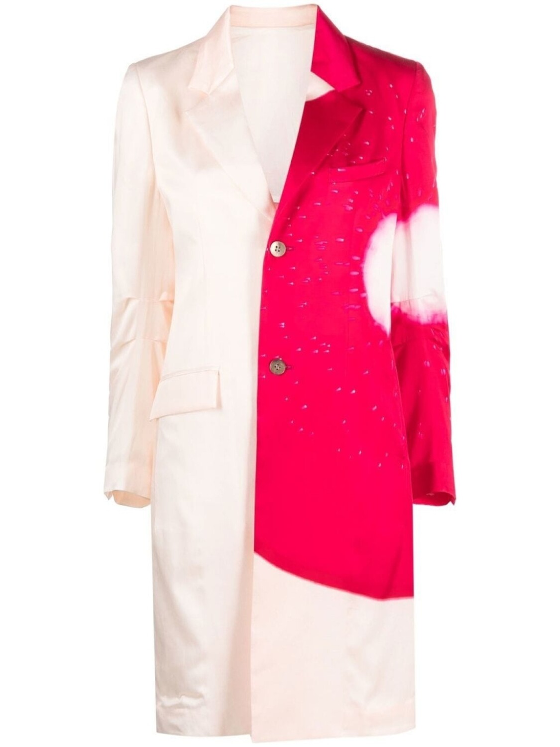 Пальто на пуговицах Pleats Please Issey Miyake, розовый
Пальто на пуговицах Pleats Please Issey Miyake, розовый