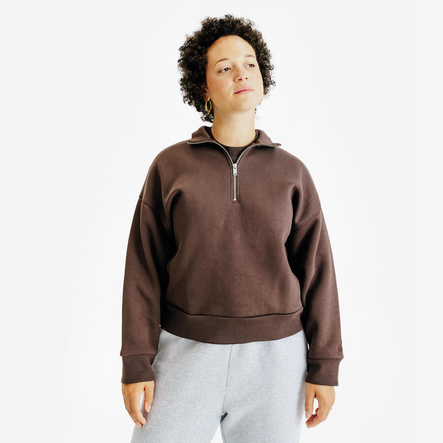 DECATHLON Женская толстовка с застежкой-молнией - Elementals коричневого цвета
DECATHLON Женская толстовка с застежкой-молнией - Elementals коричневого цвета