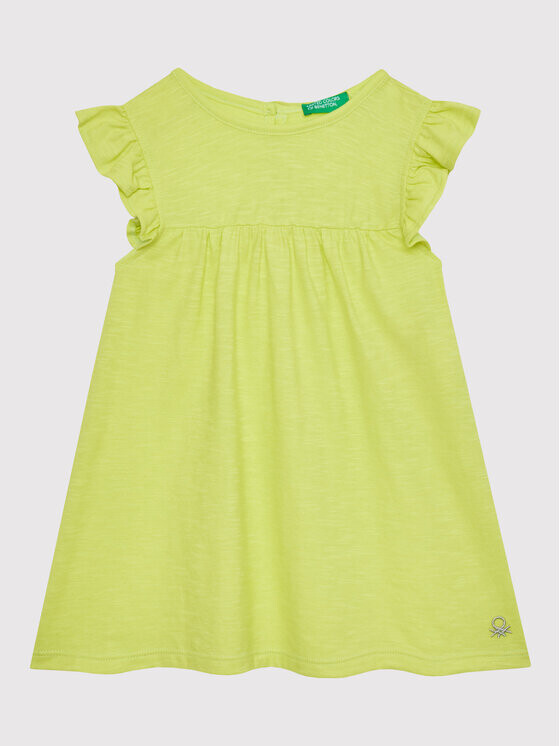 Летнее платье стандартного кроя United Colors Of Benetton, зеленый
Летнее платье стандартного кроя United Colors Of Benetton, зеленый