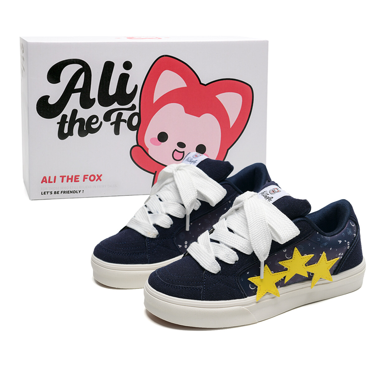 Кеды, обувь для скейтборда унисекс с низким верхом Ali The Fox, темно-синий
Кеды, обувь для скейтборда унисекс с низким верхом Ali The Fox, темно-синий
