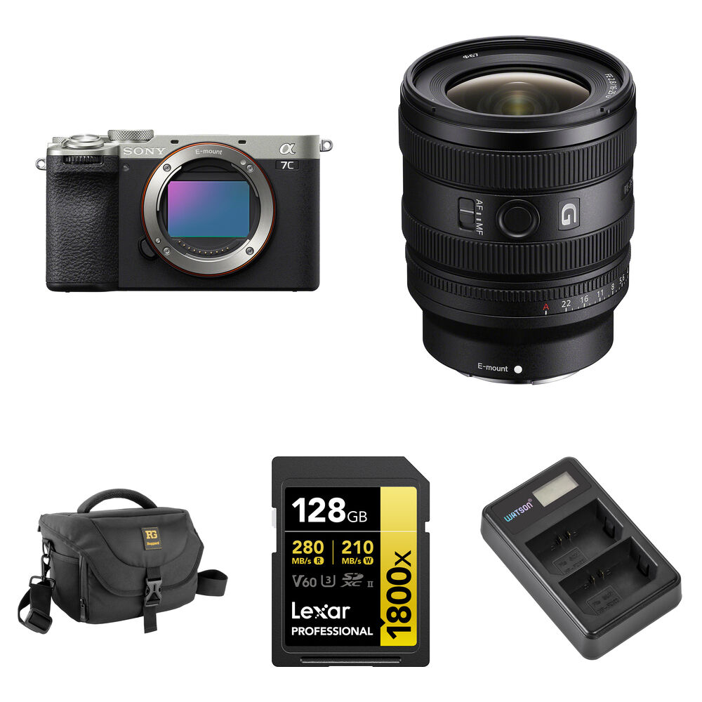 Беззеркальная камера Sony a7C II Mirrorless Camera with 16-25mm f/2.8 Lens and Basic
Беззеркальная камера Sony a7C II Mirrorless Camera with 16-25mm f/2.8 Lens and Basic