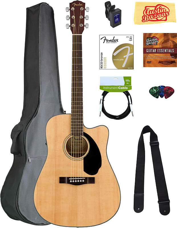 Акустическая гитара Fender CD-60SCE Solid Top Dreadnought Acoustic-Electric Guitar - Natural w/ Gig Bag
Акустическая гитара Fender CD-60SCE Solid Top Dreadnought Acoustic-Electric Guitar - Natural w/ Gig Bag