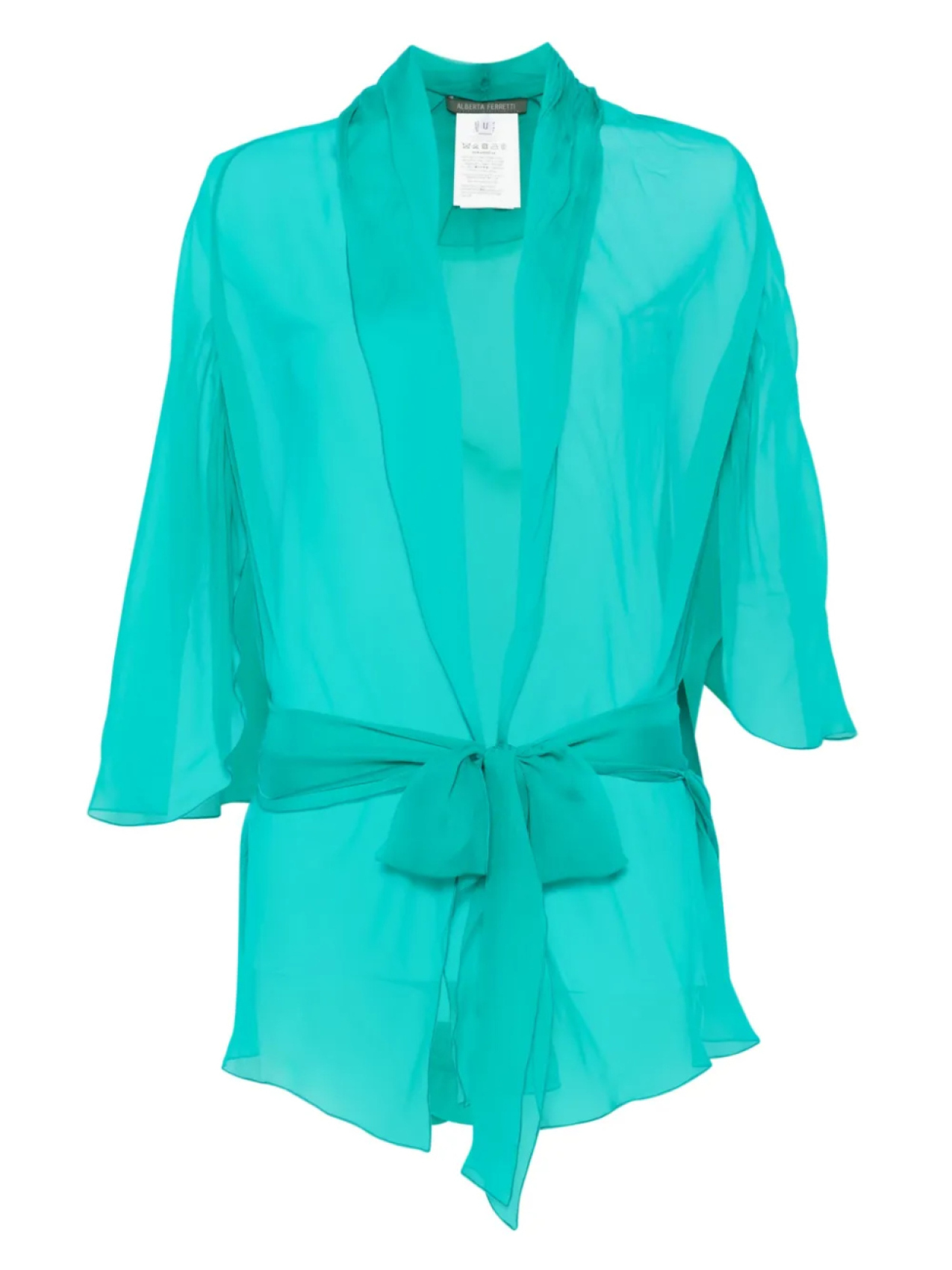 Шелковый топ Alberta Ferretti, зеленый
Шелковый топ Alberta Ferretti, зеленый