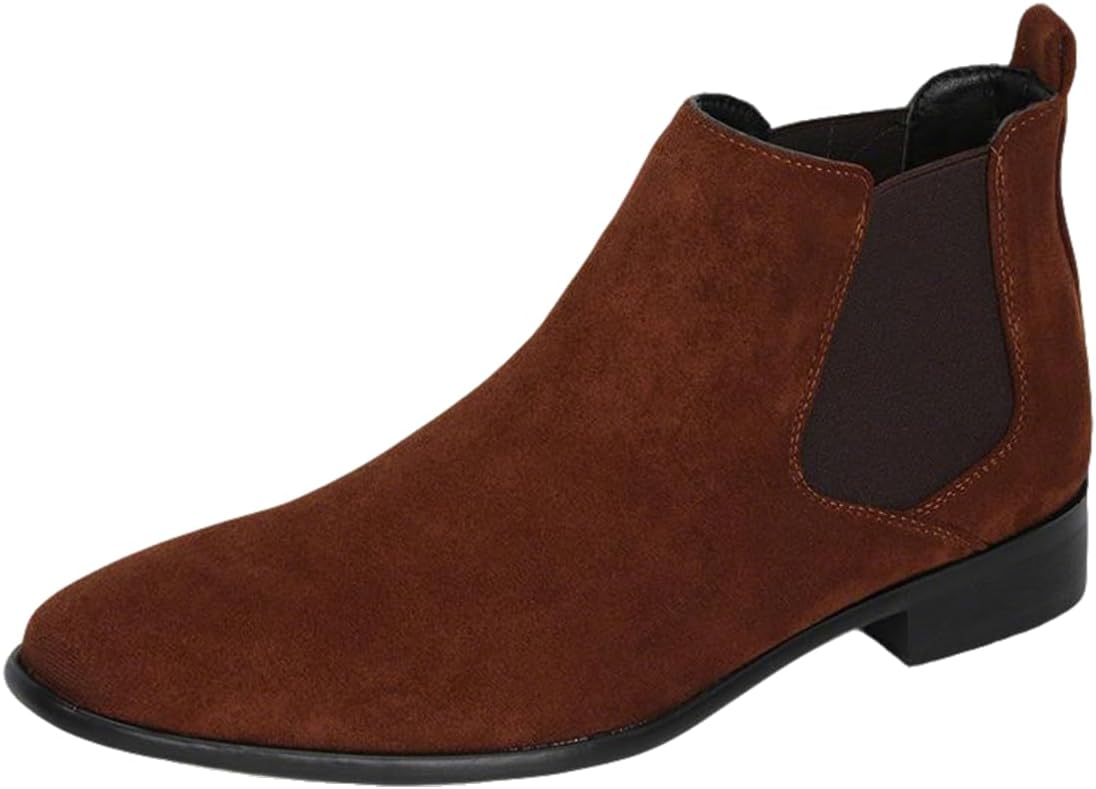 Мужские ботинки Chelsea Santimon из замши и кожи, повседневные и официальные, стильные классические ботильоны на молнии, коричневый
Мужские ботинки Chelsea Santimon из замши и кожи, повседневные и официальные, стильные классические ботильоны на молнии, коричневый