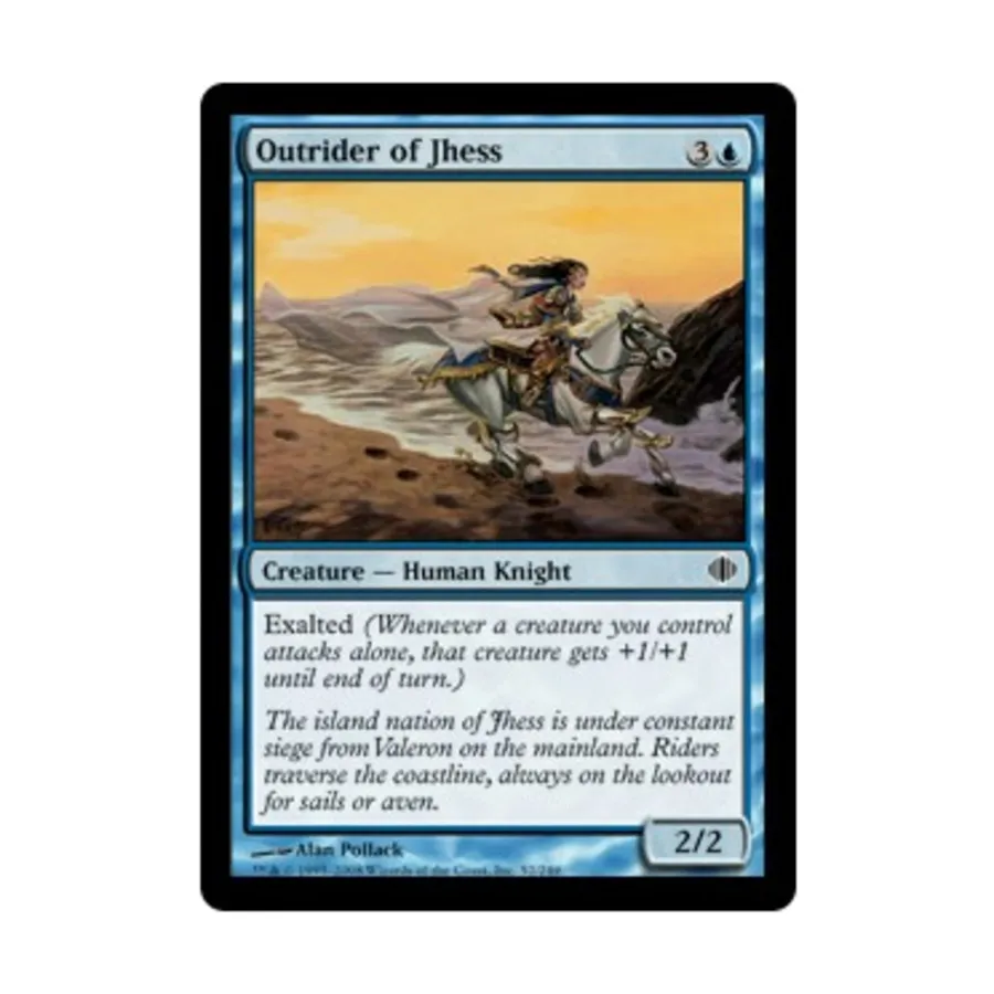 CCG Всадник Джесса (клавиша C), MTG - Shards of Alara
CCG Всадник Джесса (клавиша C), MTG - Shards of Alara