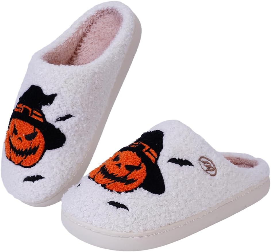 Домашние тапочки HiGropcore на Хэллоуин для женщин и мужчин, милые и жуткие осенние тапочки, уютные плюшевые теплые тапочки для дома, для улицы и дома, A2- Pumpkin Wizard
Домашние тапочки HiGropcore на Хэллоуин для женщин и мужчин, милые и жуткие осенние тапочки, уютные плюшевые теплые тапочки для дома, для улицы и дома, A2- Pumpkin Wizard