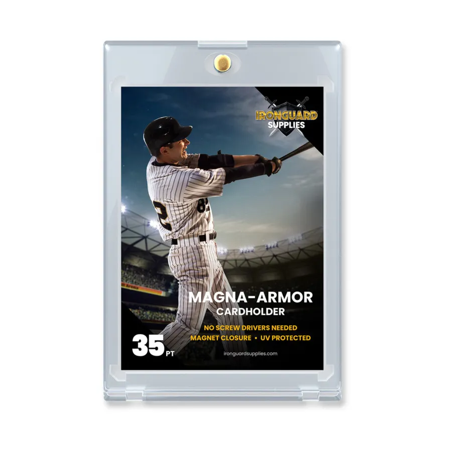 Дисплей держателя магнитной карты с одним касанием, 35 точек (25), Card Sleeves & Protection (Ironguard Supplies)
Дисплей держателя магнитной карты с одним касанием, 35 точек (25), Card Sleeves & Protection (Ironguard Supplies)