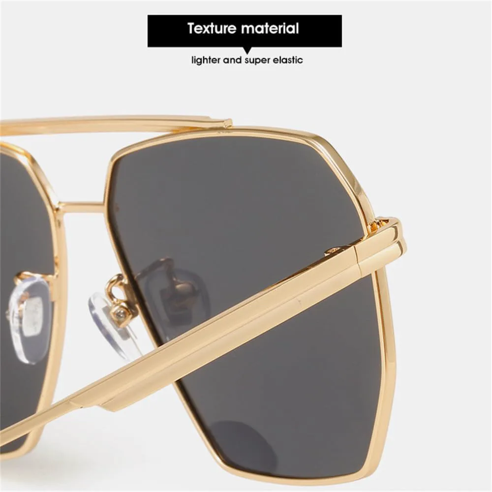 Поляризованные солнцезащитные очки для женщин, ретро-очки с двойной перемычкой большого размера для мужчин, большие металлические солнцезащитные очки HDUBFY, 3
Поляризованные солнцезащитные очки для женщин, ретро-очки с двойной перемычкой большого размера для мужчин, большие металлические солнцезащитные очки HDUBFY, 3