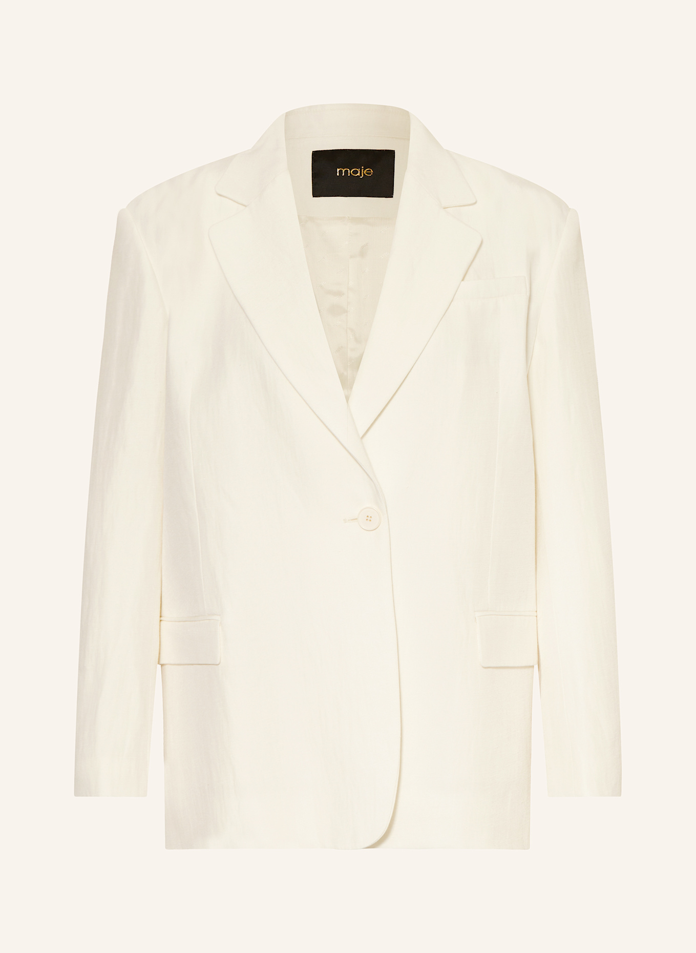 Блейзер vivalu с льном Maje, экрю
Блейзер vivalu с льном Maje, экрю