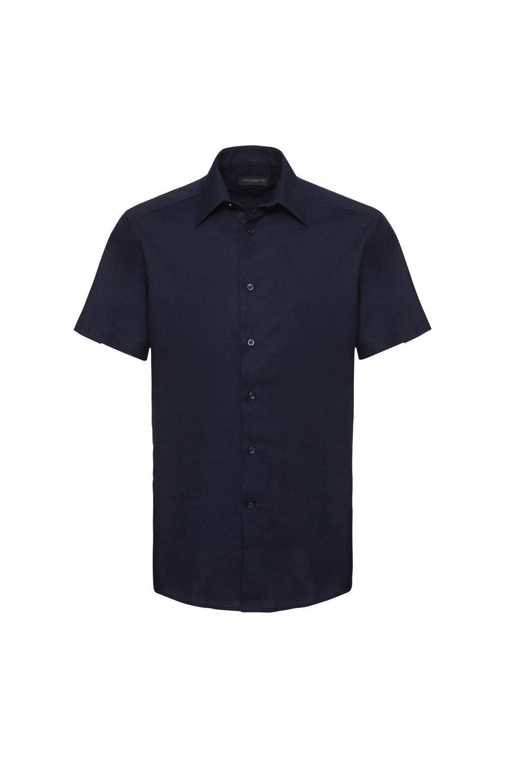 Легкая в уходе оксфордская рубашка с короткими рукавами Collection Collection Russell, темно-синий
Легкая в уходе оксфордская рубашка с короткими рукавами Collection Collection Russell, темно-синий