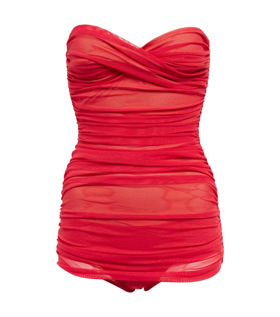 Купальник без бретелек Walter Mio Norma Kamali, Tiger Red
Купальник без бретелек Walter Mio Norma Kamali, Tiger Red