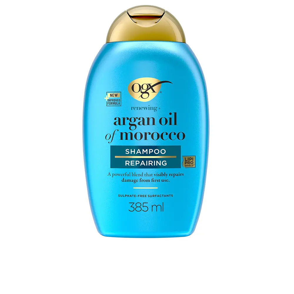 Шампунь Champú para cabello extrafuerte hidratante y reparador con aceite de argán Ogx, 385 мл.
Шампунь Champú para cabello extrafuerte hidratante y reparador con aceite de argán Ogx, 385 мл.