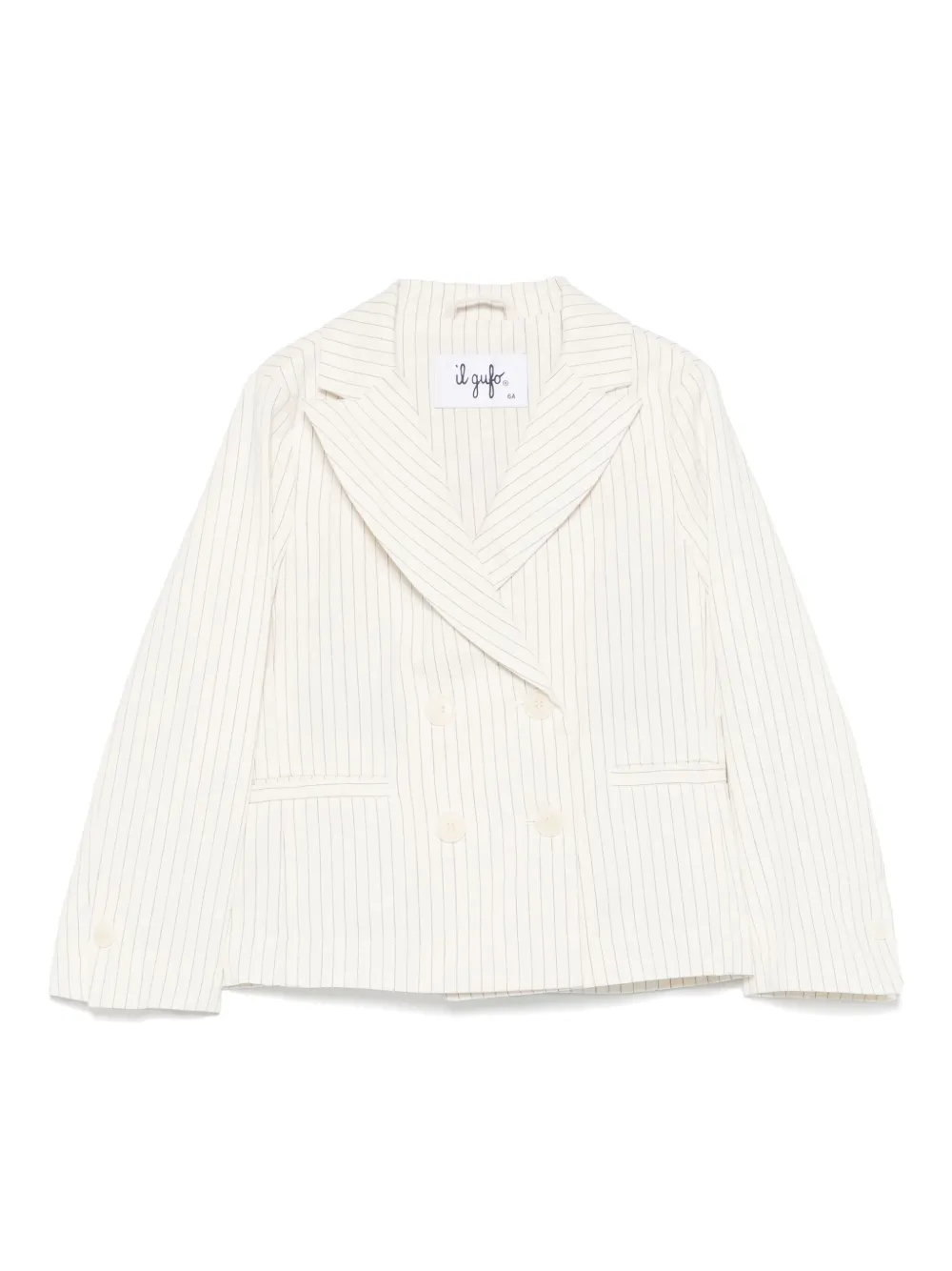 Пиджак в тонкую полоску Il Gufo, белый
Пиджак в тонкую полоску Il Gufo, белый