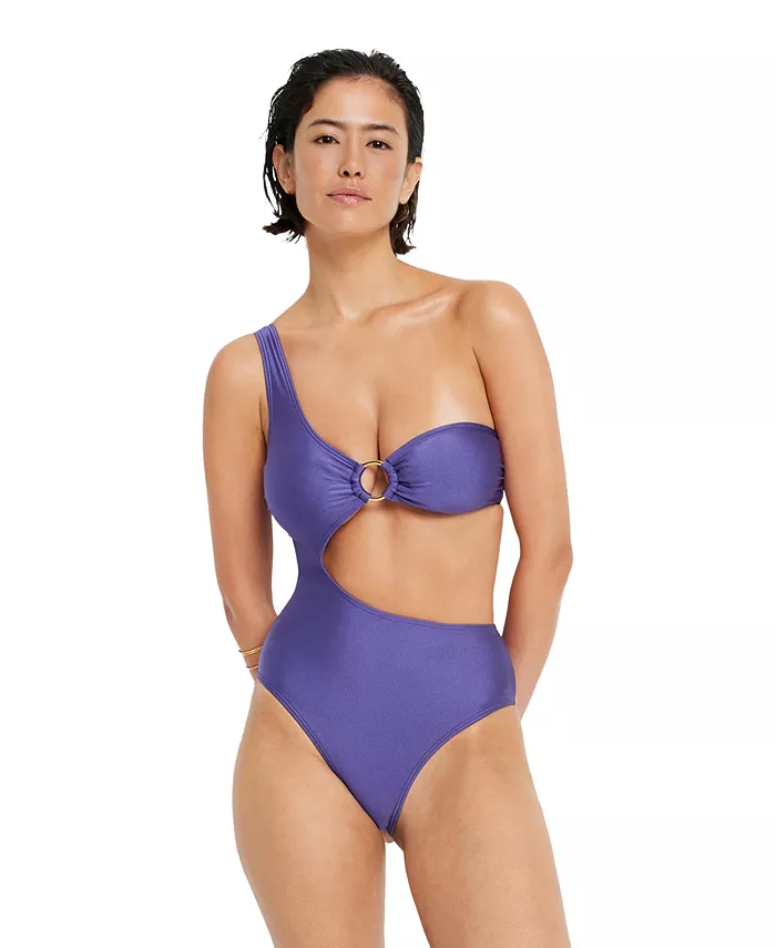 Женский слитный купальник на одно плечо LSCN by LASCANA, синий
Женский слитный купальник на одно плечо LSCN by LASCANA, синий