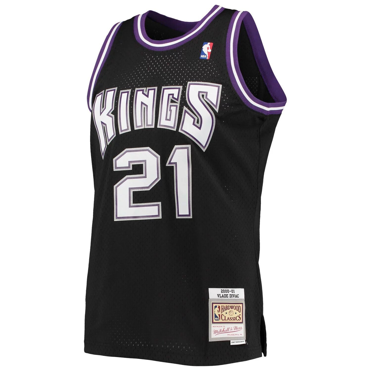 Мужская черная майка Mitchell & Ness Vlade Divac Sacramento Kings 2000-01 Team Hardwood Classics Swingman
Мужская черная майка Mitchell & Ness Vlade Divac Sacramento Kings 2000-01 Team Hardwood Classics Swingman