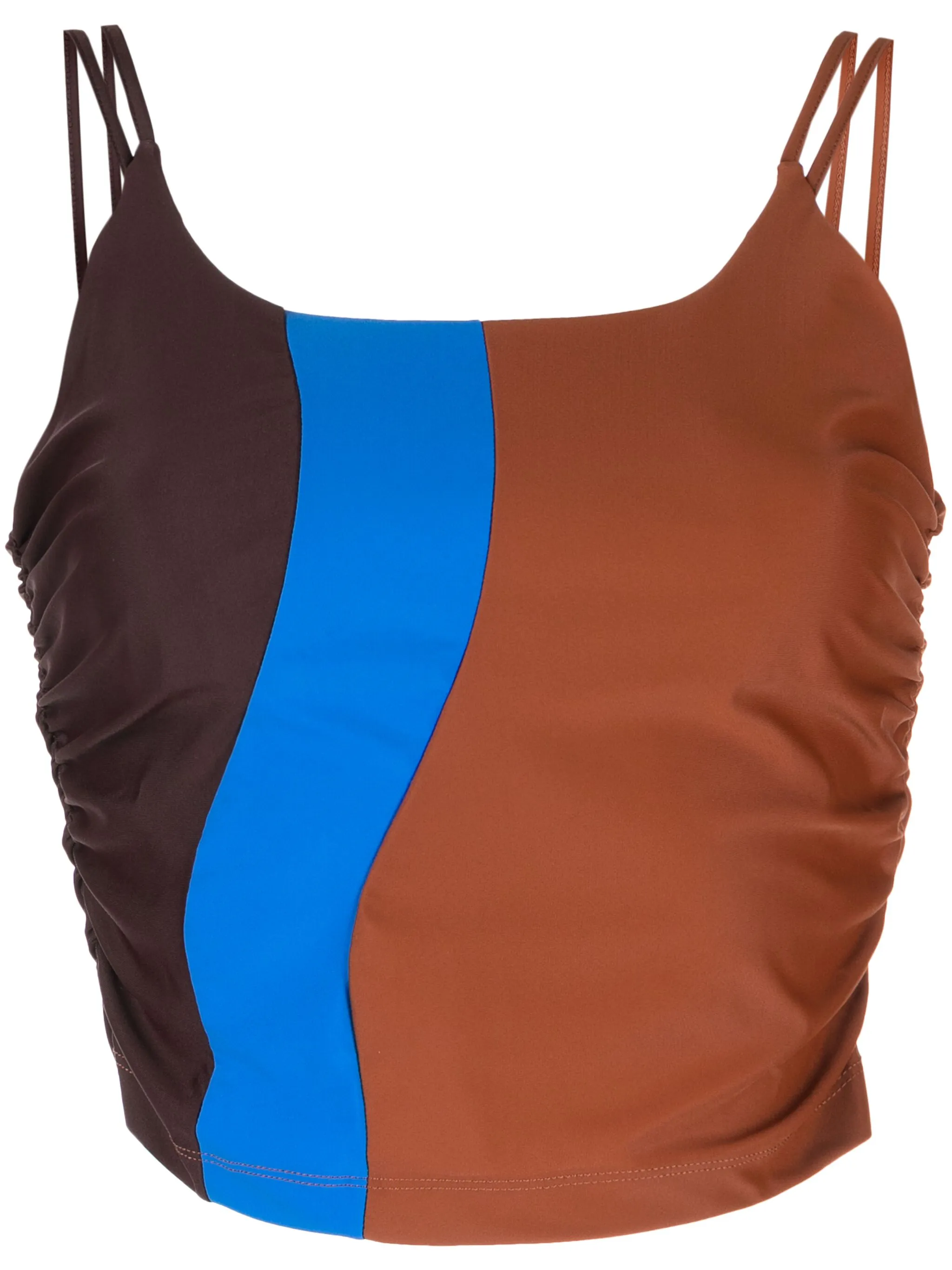 Укороченный топ Elshadai со сборками Ahluwalia, коричневый
Укороченный топ Elshadai со сборками Ahluwalia, коричневый