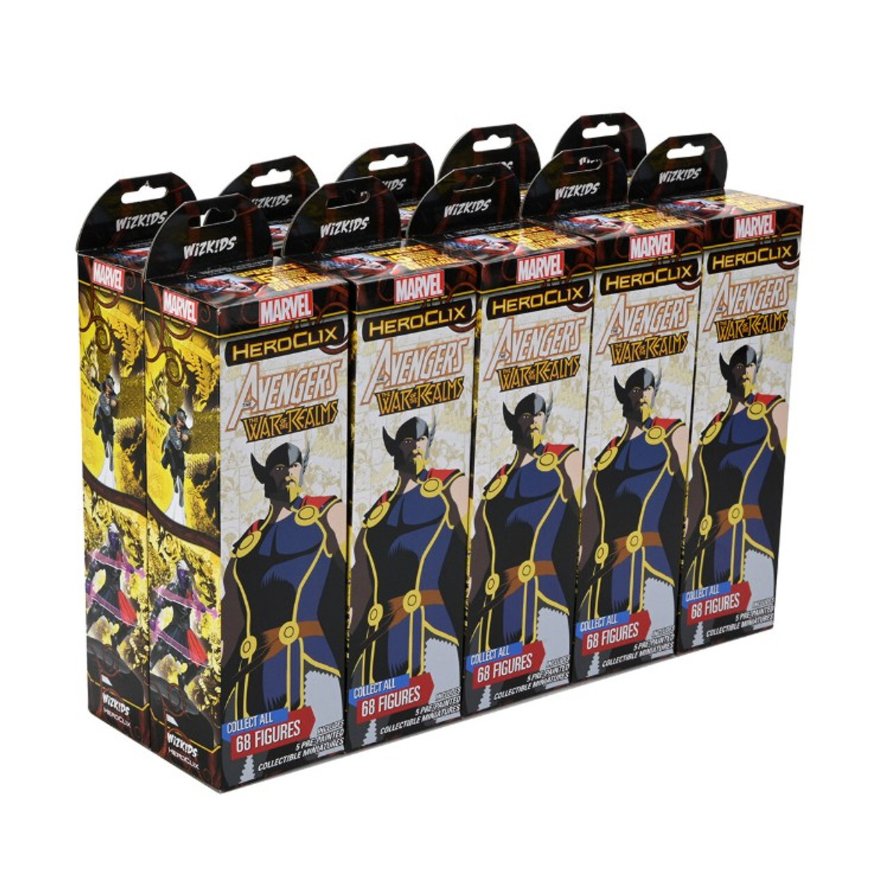 Миниатюра Marvel HeroClix: Avengers - The War of the Realms - Booster Brick (10) 
Миниатюра Marvel HeroClix: Avengers - The War of the Realms - Booster Brick (10)