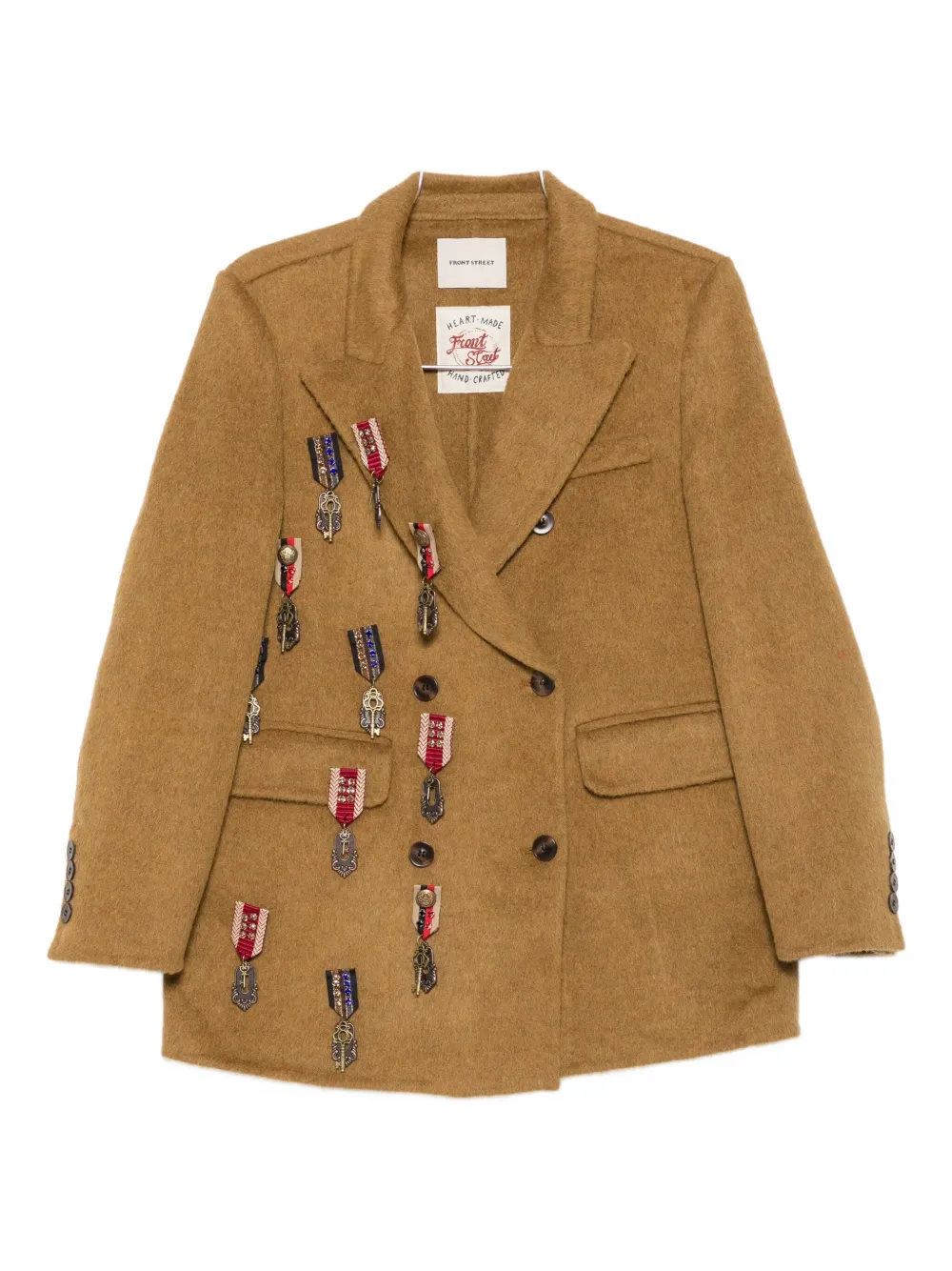 Двубортный бушлат FRONT STREET 8, коричневый
Двубортный бушлат FRONT STREET 8, коричневый