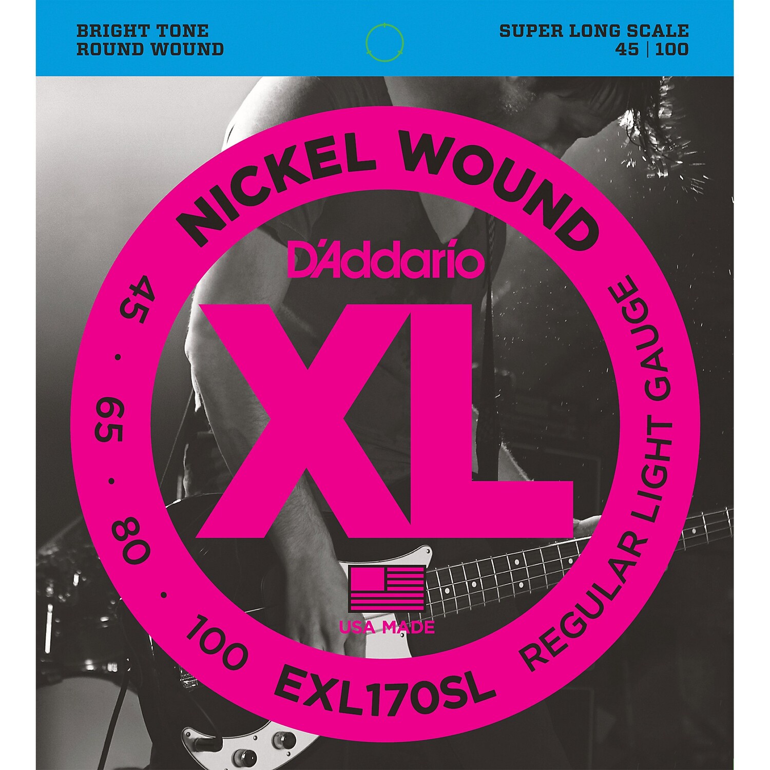 D'Addario EXL170SL Стандартные сверхдлинные басовые струны с легкой никелевой обмоткой
D'Addario EXL170SL Стандартные сверхдлинные басовые струны с легкой никелевой обмоткой