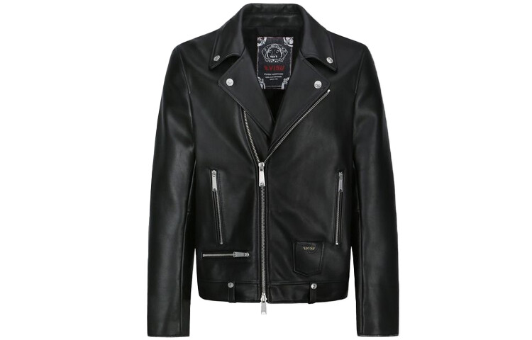 Кожаная куртка мужская черная Evisu, черный
Кожаная куртка мужская черная Evisu, черный