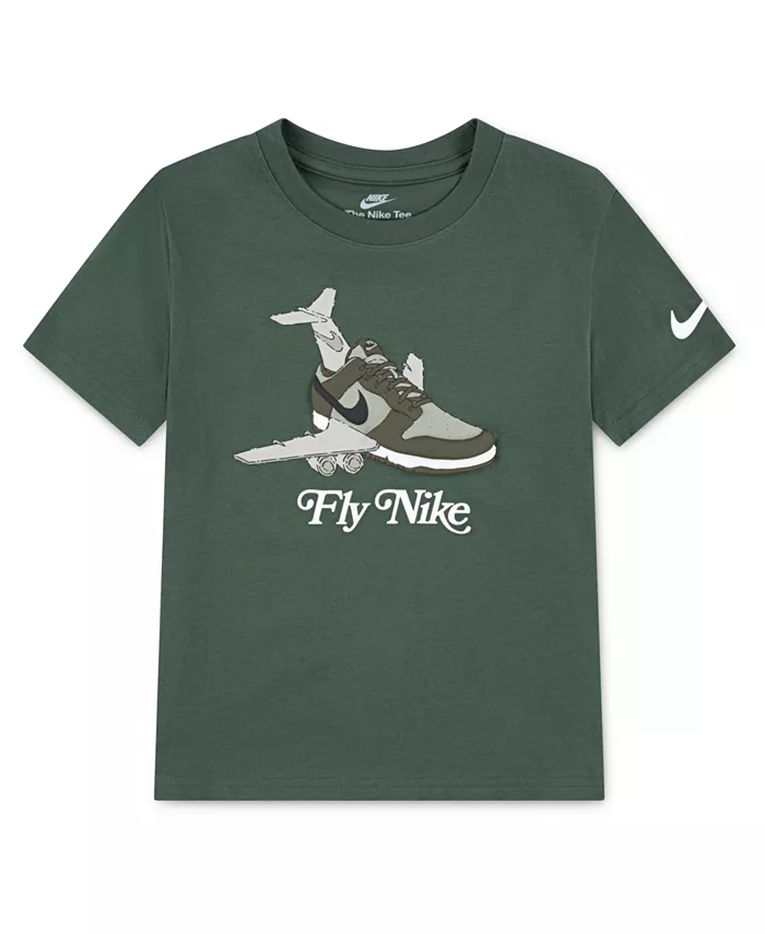 Футболка Fly Nike Graphic для малышей и мальчиков, зеленый 
Футболка Fly Nike Graphic для малышей и мальчиков, зеленый
