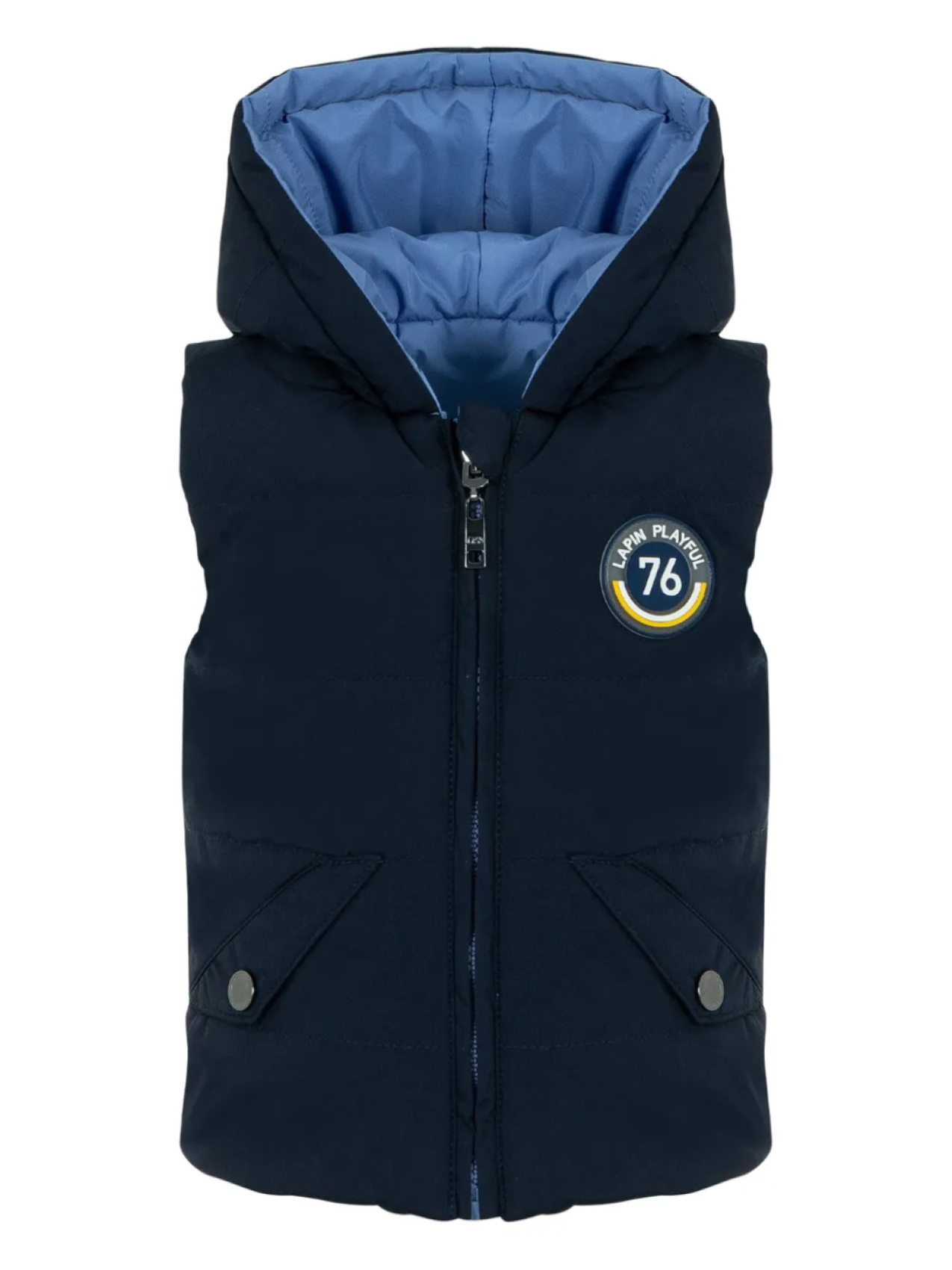 Lapin House жилет с нашивкой-логотипом, синий
Lapin House жилет с нашивкой-логотипом, синий