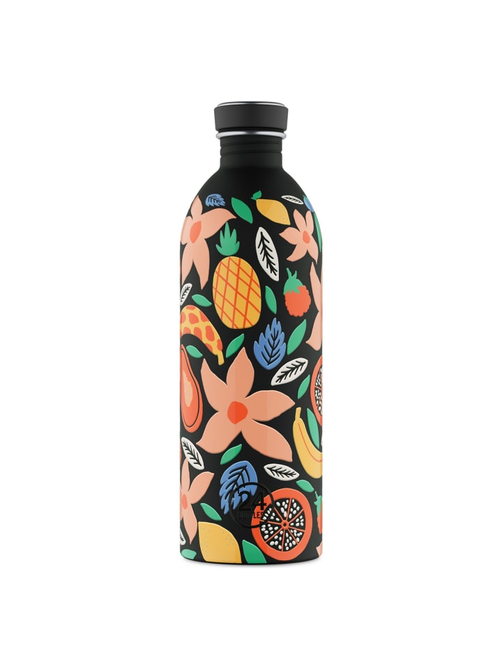 24Bottles Городская монохромная бутылка для воды 1000 мл в тропическом черном цвете
24Bottles Городская монохромная бутылка для воды 1000 мл в тропическом черном цвете