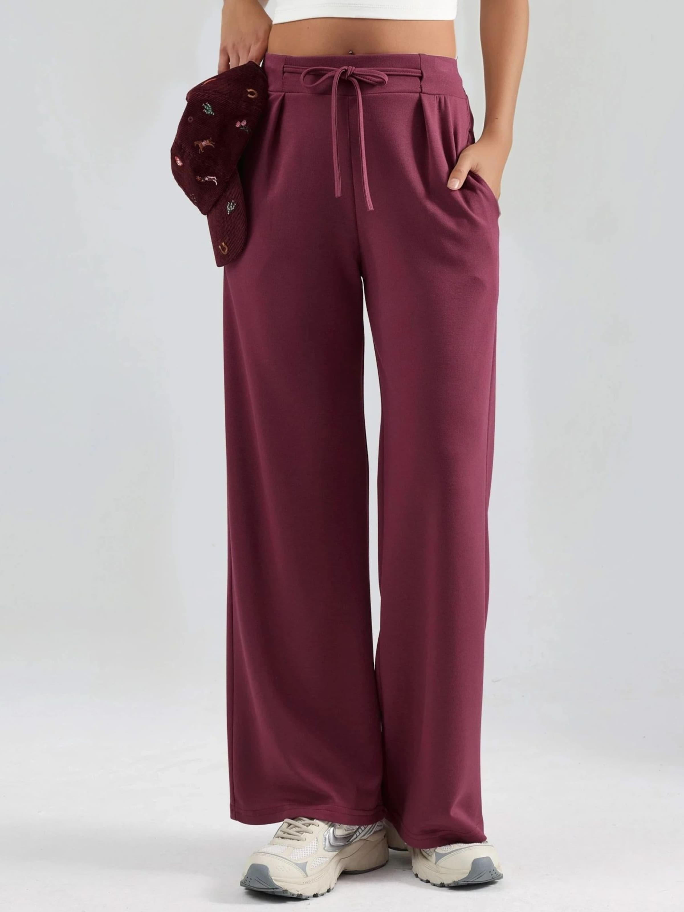 Hiccup Широкие брюки в цвете бургунди
Hiccup Широкие брюки в цвете бургунди