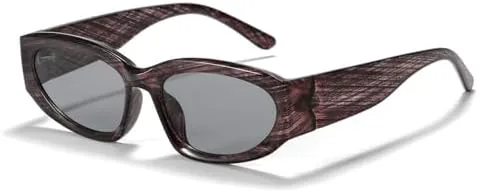 Модные овальные солнцезащитные очки для женщин 2027 года, маленькие коричневые, сексуальные солнцезащитные очки в винтажном панк-стиле MTZJH, Stripe Gray
Модные овальные солнцезащитные очки для женщин 2027 года, маленькие коричневые, сексуальные солнцезащитные очки в винтажном панк-стиле MTZJH, Stripe Gray