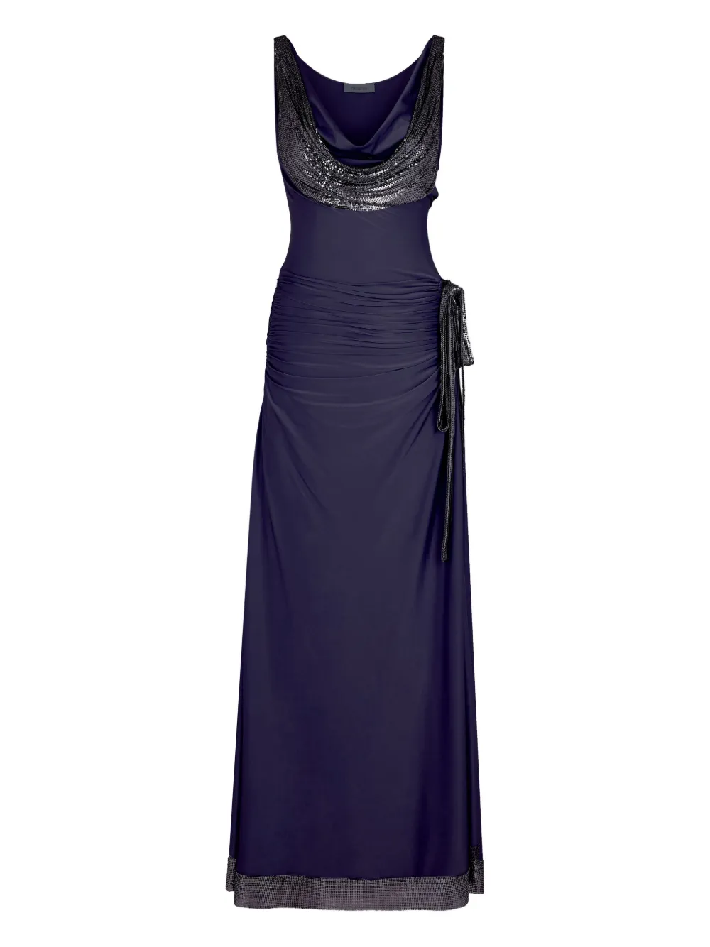 Платье с декольте-качелей и отделкой пайетками Rabanne, синий
Платье с декольте-качелей и отделкой пайетками Rabanne, синий
