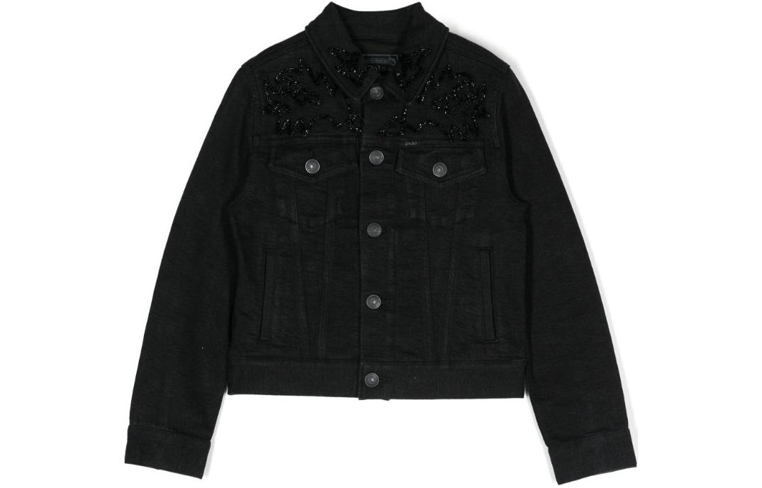 Детская черная джинсовая куртка Polo Ralph Lauren
Детская черная джинсовая куртка Polo Ralph Lauren