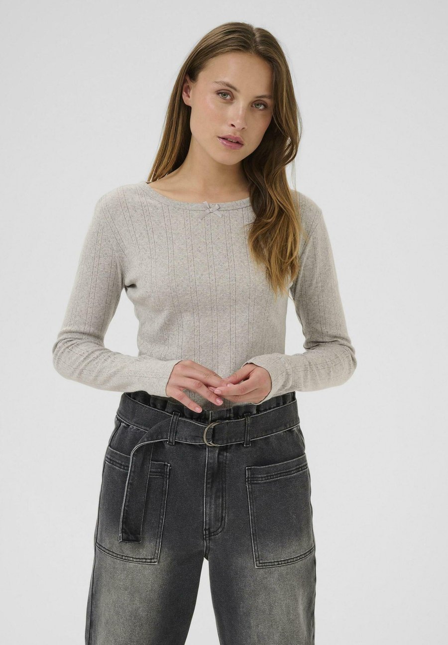 Топ Kaffe HILDA, Light Grey Melange/Light Grey
Топ Kaffe HILDA, Light Grey Melange/Light Grey