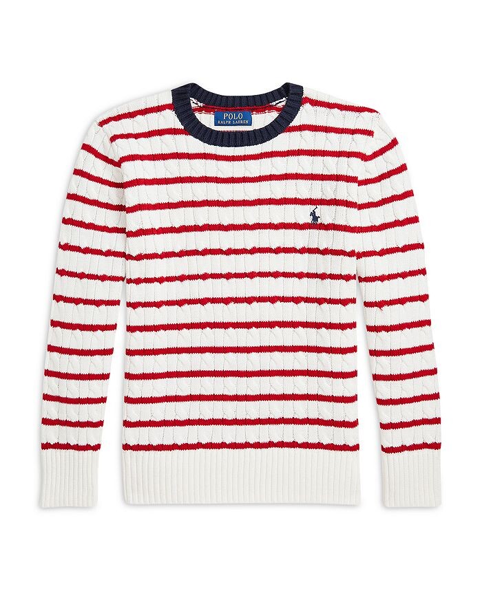 Полосатый свитер для мальчиков из хлопка с косами - Little Kid, Big Kid Ralph Lauren, мультиколор
Полосатый свитер для мальчиков из хлопка с косами - Little Kid, Big Kid Ralph Lauren, мультиколор