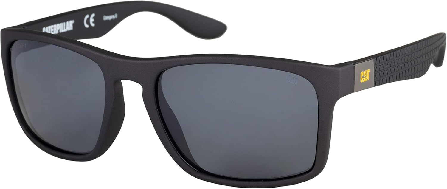 Caterpillar мужские Yarder поляризованные квадратные солнцезащитные очки, Rubberized Solid Matte Grey
Caterpillar мужские Yarder поляризованные квадратные солнцезащитные очки, Rubberized Solid Matte Grey