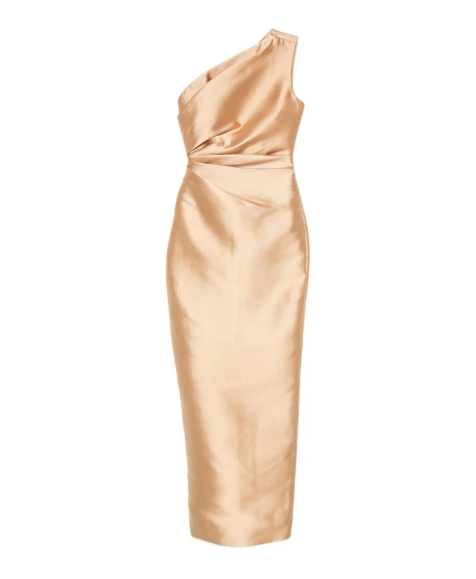 Золотистое длинное платье на одно плечо Solace London, желтый
Золотистое длинное платье на одно плечо Solace London, желтый