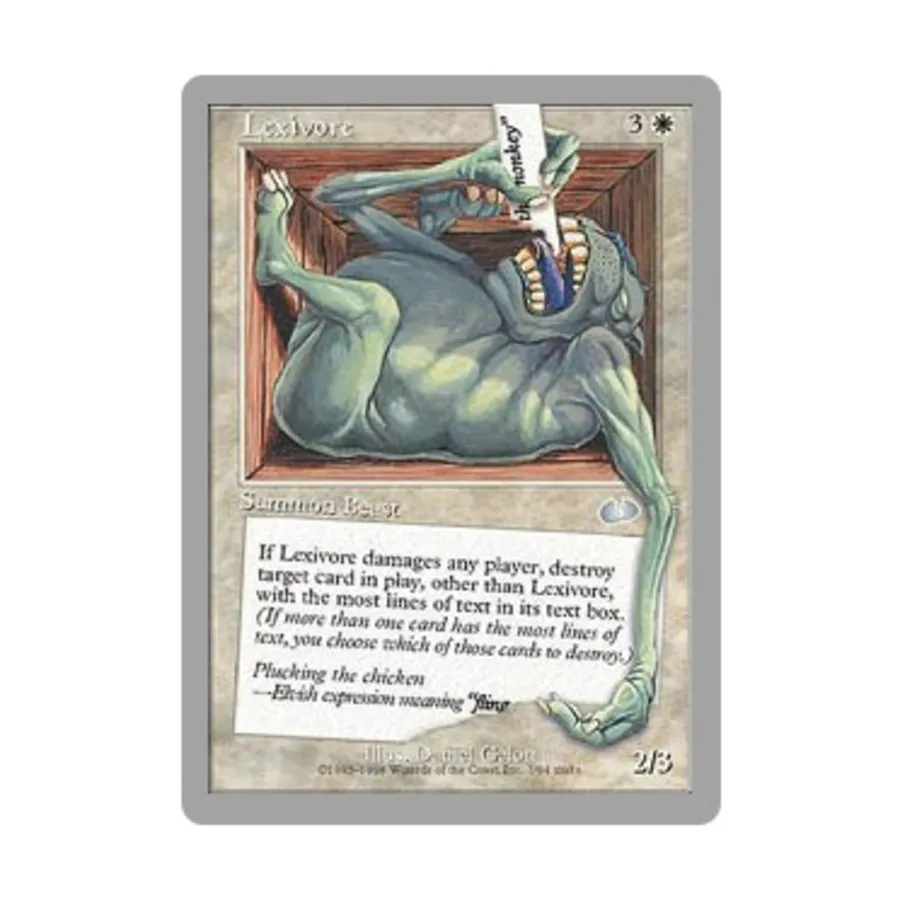 CCG Лексивор (U), MTG - Unglued
CCG Лексивор (U), MTG - Unglued